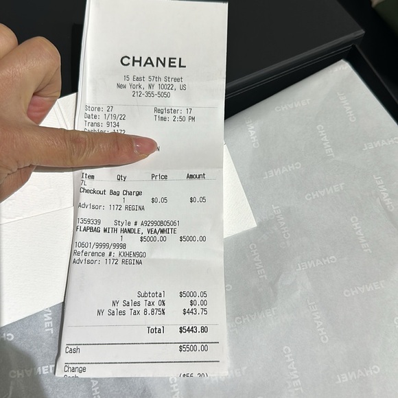 Authentic chanel bag - Picture 8 of 9